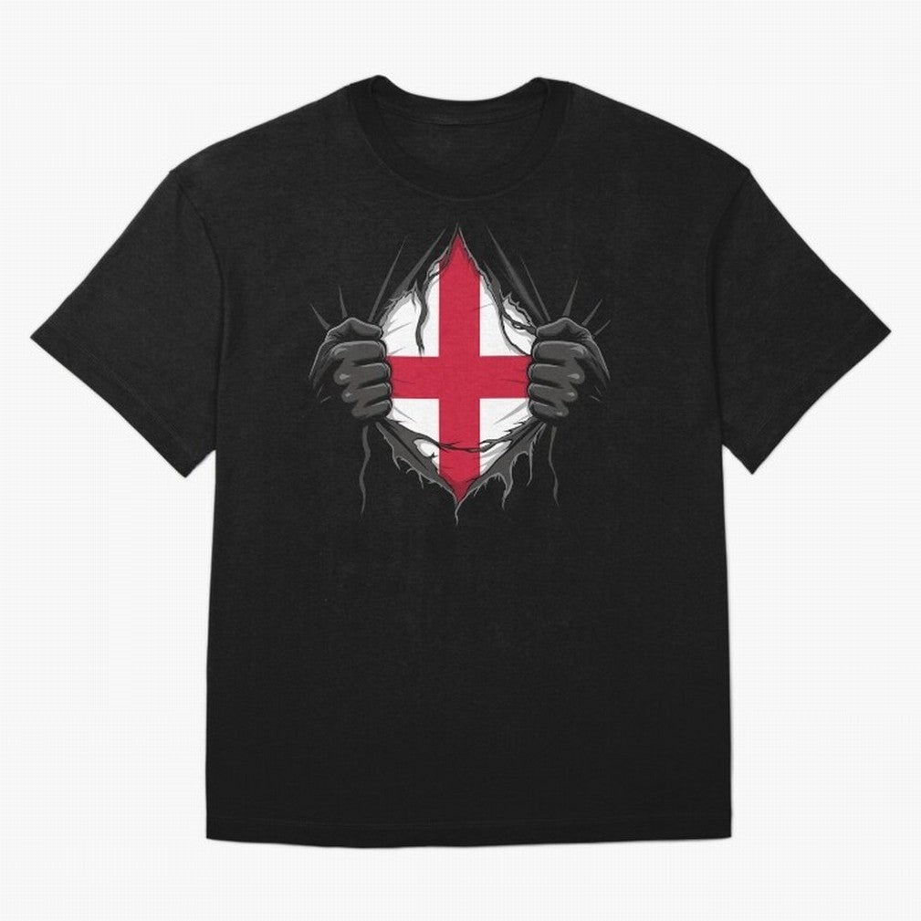 England Flag - National Team Fans Classic T-Shirt Make Your Look Match the FIFA World Cup 2026 USA Canada Mexico Journey through CR7 and Messi Highlights, Portugal, Spain and Germany Pride, Football Festival Excitement, Trophy Ambitions, Country