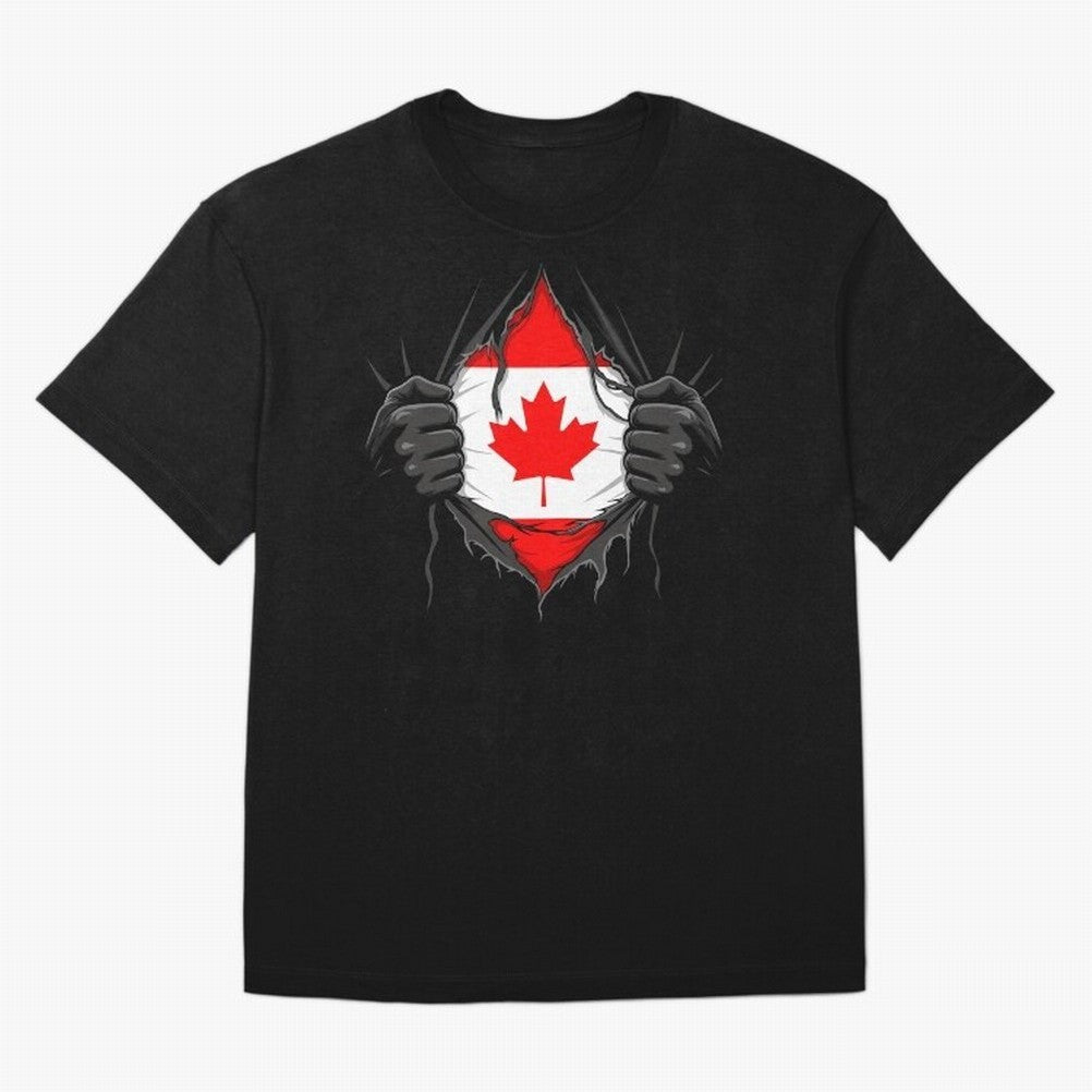 Canada Flag - National Team Fans Classic T-Shirt Celebrate Classic Football Spirit in FIFA World Cup 2026 Group Stage Highlighting Neymar, Argentina and Brazil Energy, Football Passion, Legendary Performances, Festival Vibes and Supporter