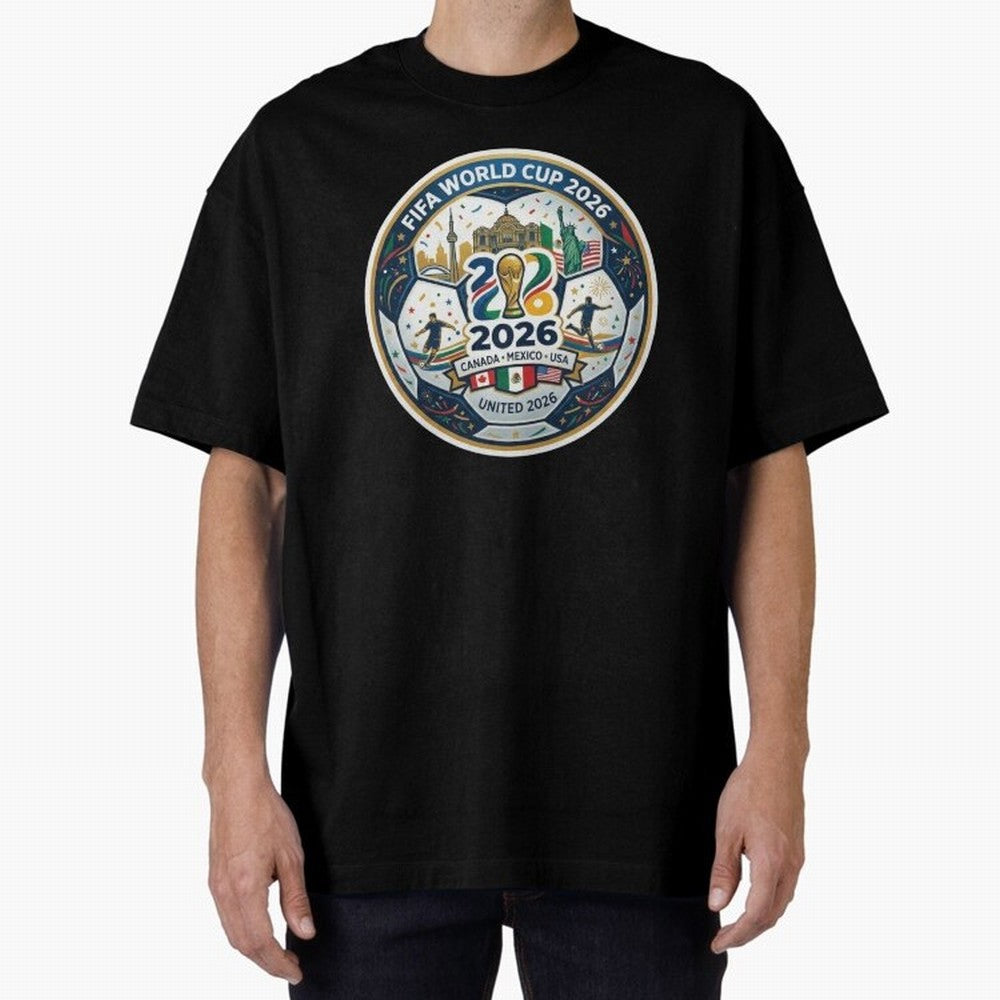 FIFA World Cup 2026 North America Commemorative Emblem Classic T-Shirt Stand Out with Spirit from the FIFA World Cup 2026 USA Canada Mexico Journey through Cristiano Ronaldo, Haaland and CR7 Highlights, Brazil, Portugal and Argentina Pride, Match