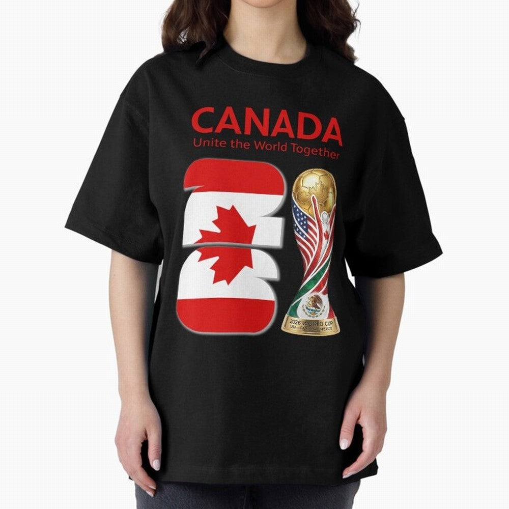 World Cup 2026, IMG 019, CANADA 001 Classic T-Shirt Refresh the FIFA World Cup 2026 Group Stage Journey through CR7 and Messi Highlights, Germany Pride, Stadium Chants, National Pride, Trophy Dreams and Unforgettable Football Memories; Ideal for