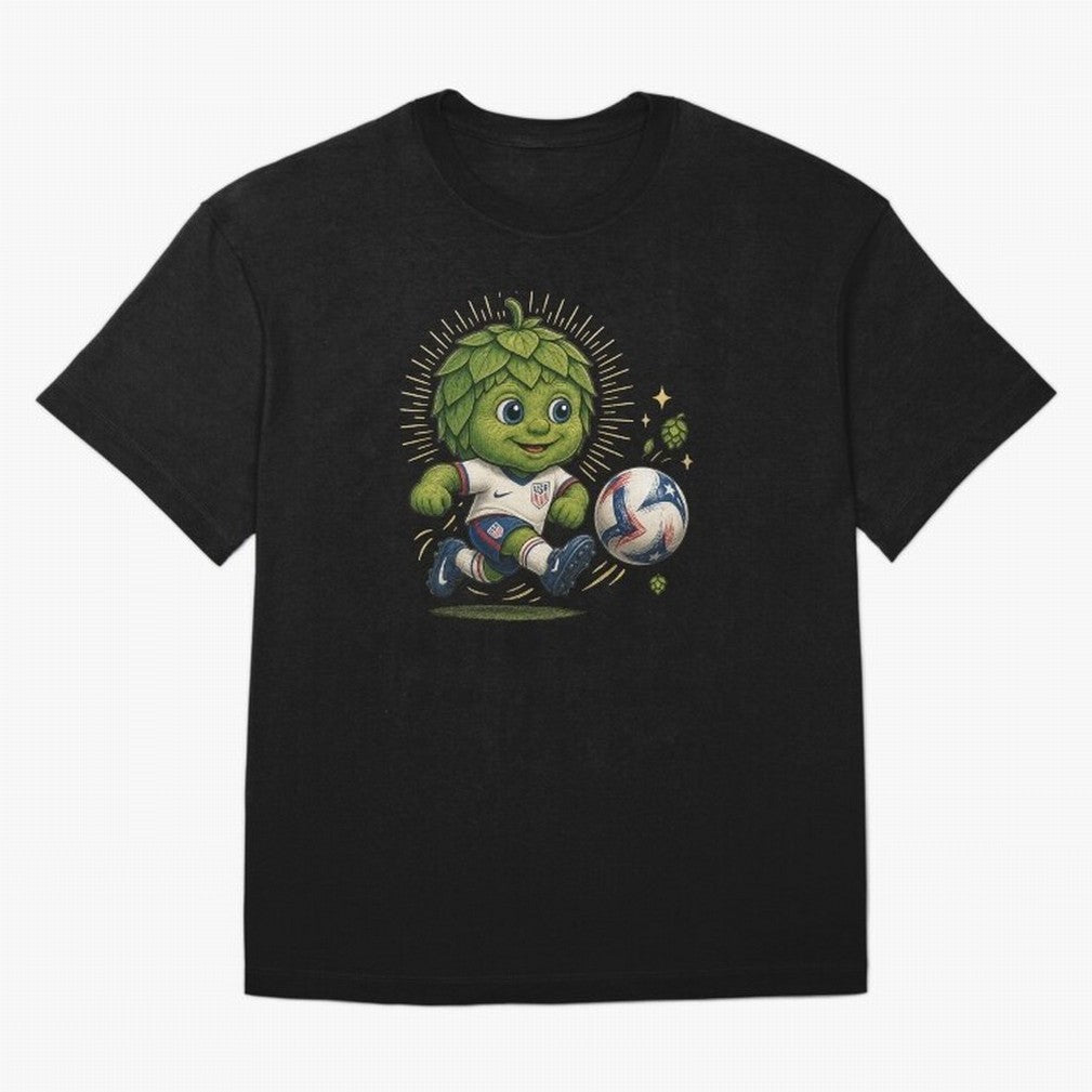 Craft Beer World Cup Mascot Classic T-Shirt Honor the Beautiful Game during Match Day Hype around FIFA World Cup 2026 USA Canada Mexico, Cristiano Ronaldo, Haaland and CR7, England and Germany, Football Festival Excitement, Trophy Ambitions,