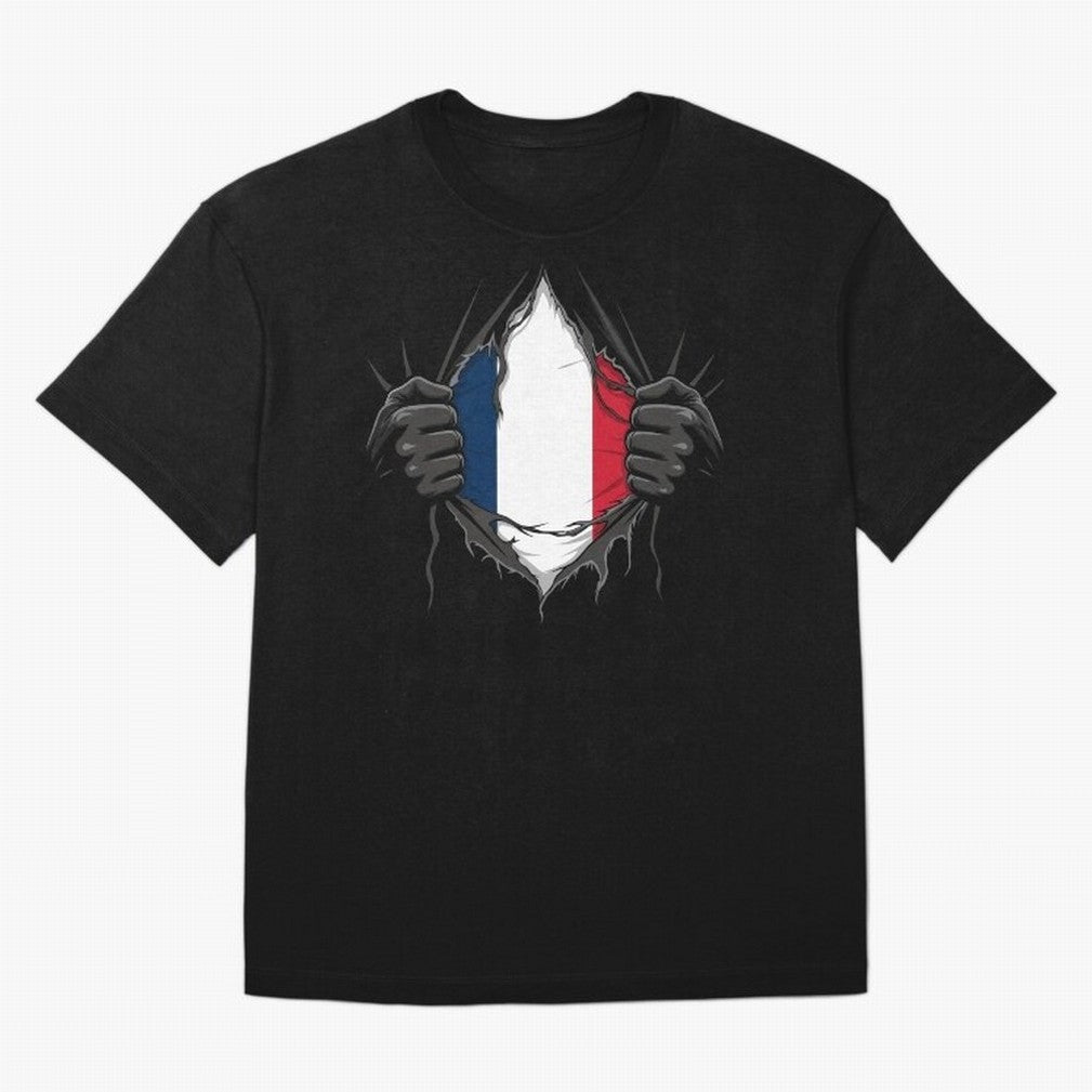 France Flag - National Team Fans Classic T-Shirt Elevate Match Day Hype around FIFA World Cup 2026 Group Stage, CR7 and Messi, Argentina, France and Brazil, Sports Nostalgia, International Competition, Famous Players and Unforgettable Victories;