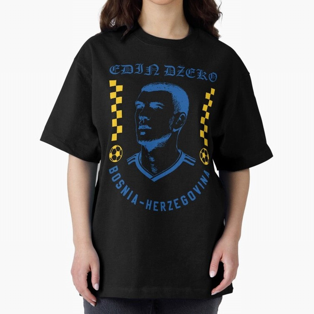 D?eko Bosnia Herzegovina Soccer Legend Retro Football Shirt Classic T-Shirt Turn Up for FIFA World Cup 2026 USA Canada Mexico for Fans of Neymar and Portugal, Bringing Football History, Final Match Energy, Crowd Noise and Once in a Lifetime