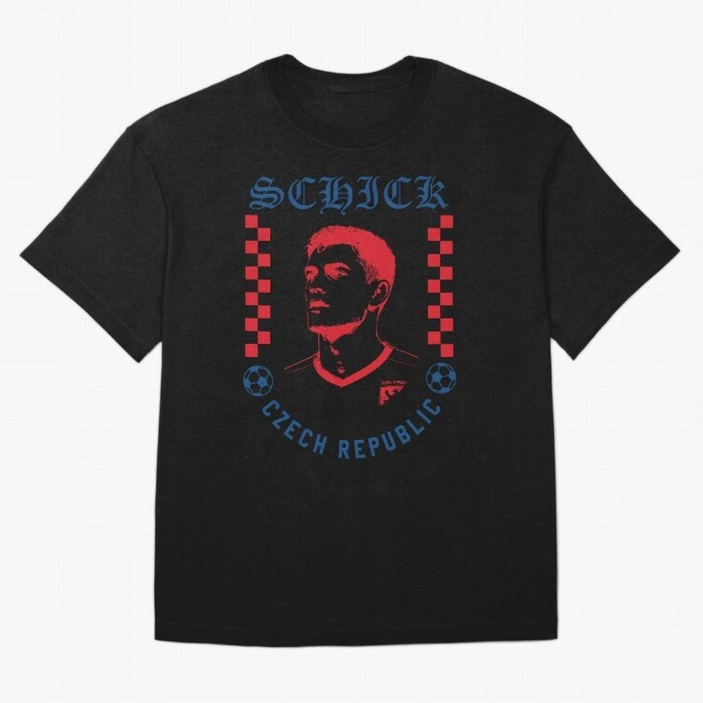 Schick Czech Republic Soccer Legend Retro Football Graphic Classic T-Shirt Cheer for FIFA World Cup 2026 Group Stage Spirit, Made for Netherlands, Cristiano Ronaldo, Haaland and CR7, Stadium Memories, Football Loyalty, International Chants and