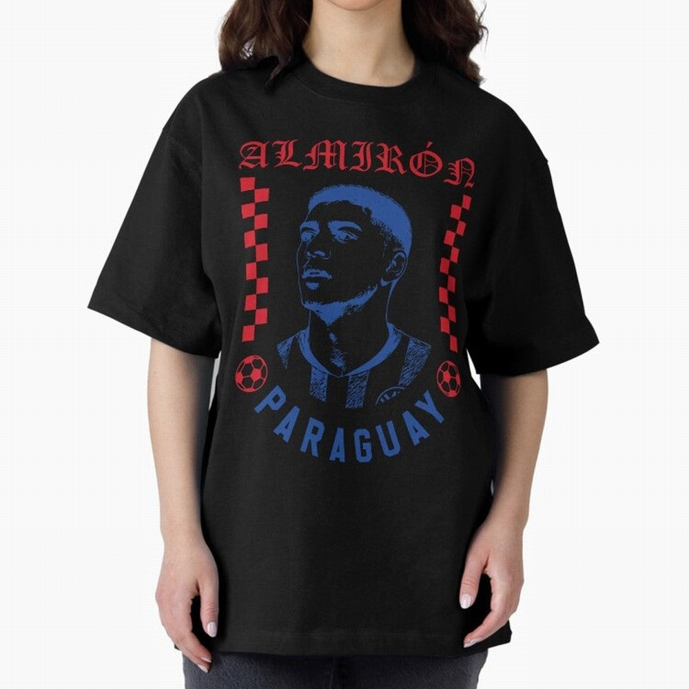 Almir¨®n Paraguay Soccer Legend Vintage Football Fan Graphic Classic T-Shirt Fuel Your Fan Pride for FIFA World Cup 2026 Group Stage Connected to Cristiano Ronaldo, Haaland and CR7, England Energy, Goal Celebration Energy, Supporter Heritage,