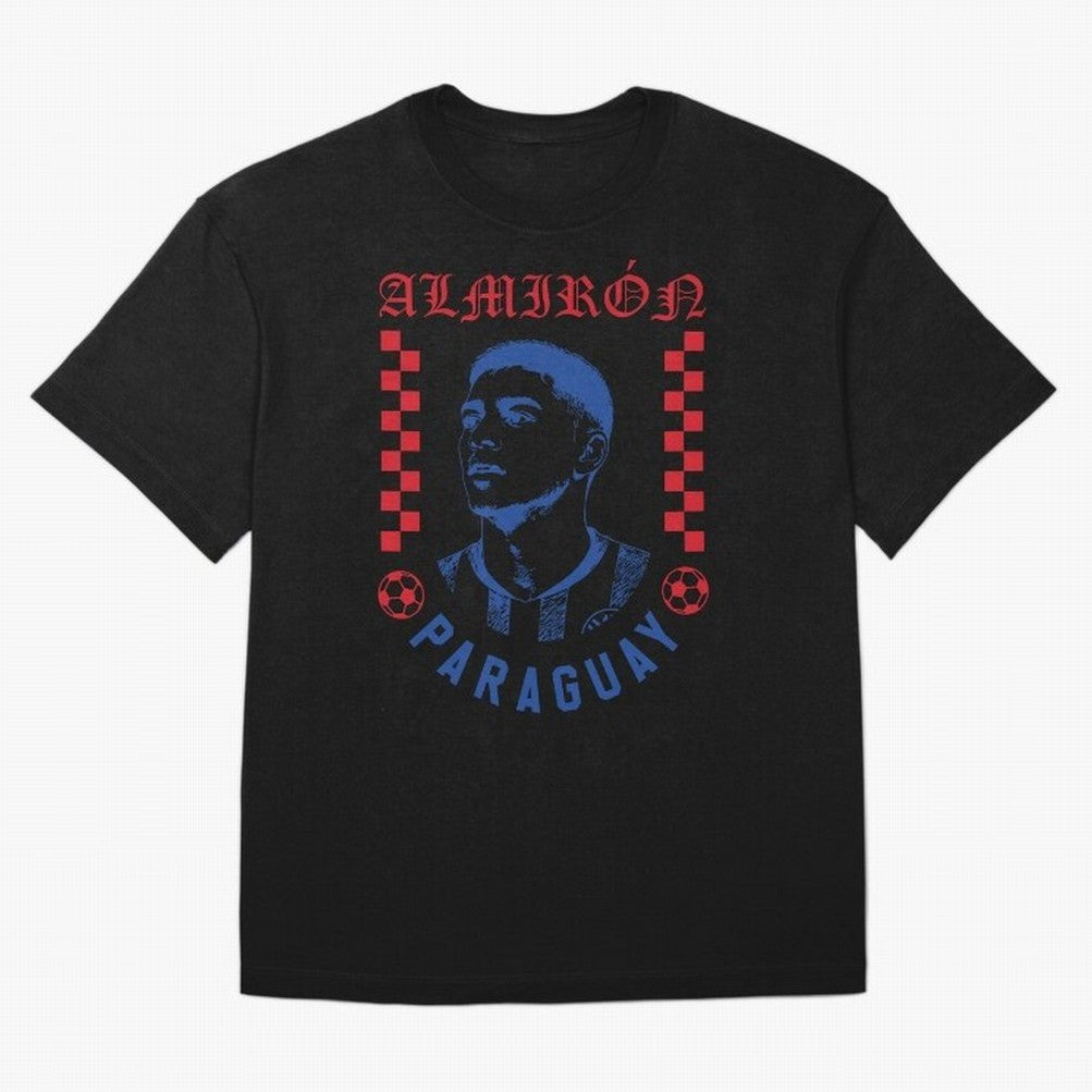 Almir¨®n Paraguay Soccer Legend Vintage Football Fan Graphic Classic T-Shirt Fuel Your Fan Pride for FIFA World Cup 2026 Group Stage Connected to Cristiano Ronaldo, Haaland and CR7, England Energy, Goal Celebration Energy, Supporter Heritage,