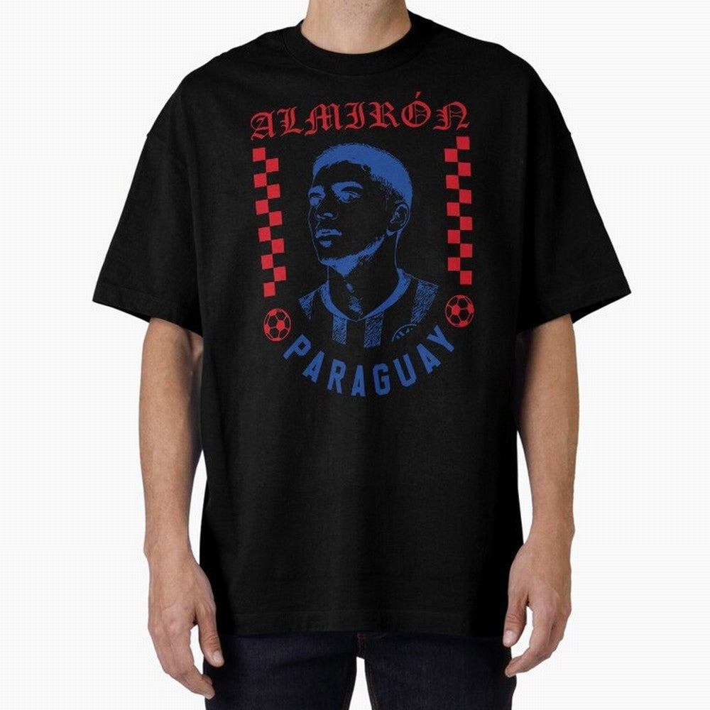 Almir¨®n Paraguay Soccer Legend Vintage Football Fan Graphic Classic T-Shirt Fuel Your Fan Pride for FIFA World Cup 2026 Group Stage Connected to Cristiano Ronaldo, Haaland and CR7, England Energy, Goal Celebration Energy, Supporter Heritage,