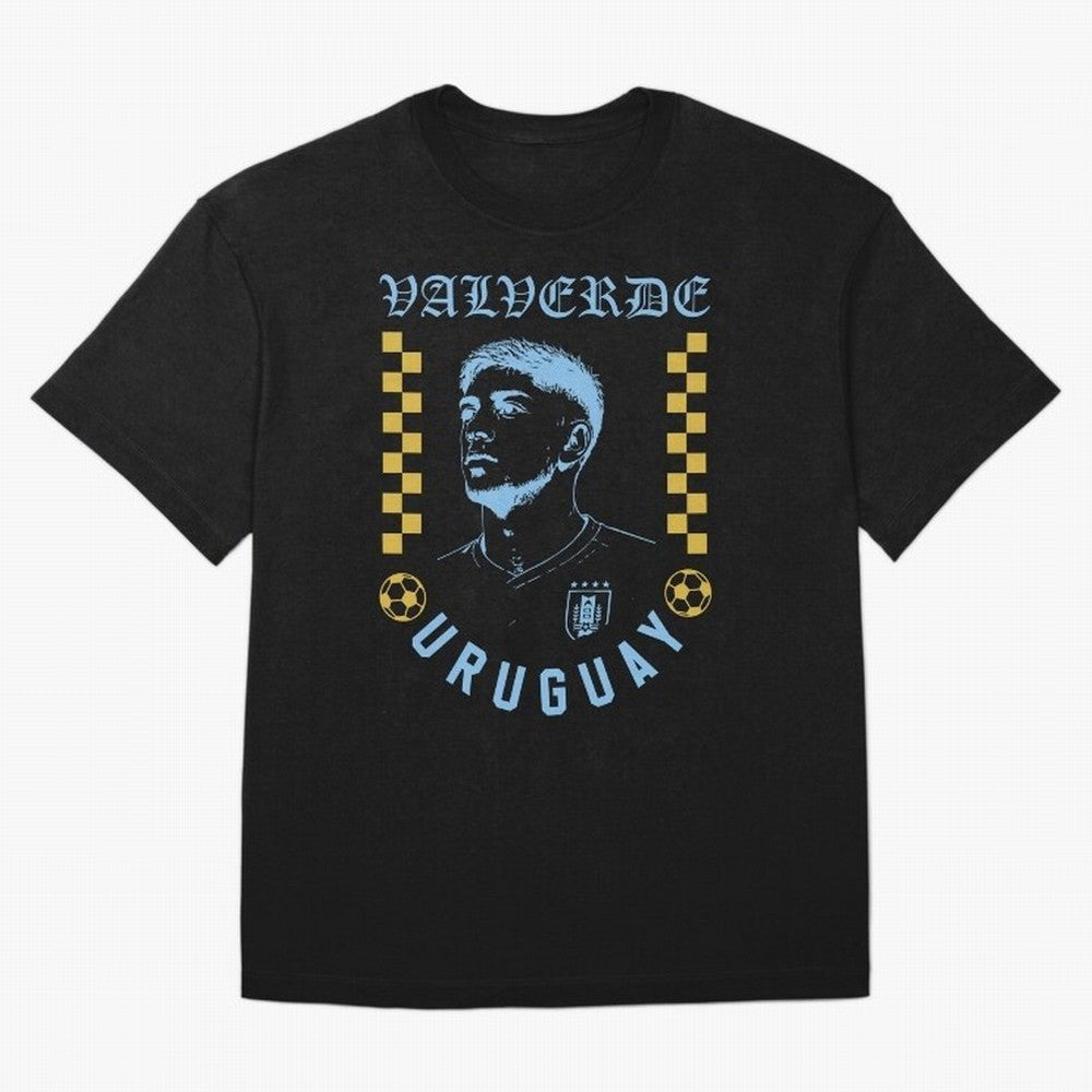 Valverde Uruguay Soccer Star Retro Football Fan Design Classic T-Shirt Share FIFA World Cup 2026 Group Stage Built around Cristiano Ronaldo, Haaland and CR7, England and Germany Energy, Worldwide Fan Energy, Dramatic Goals, Stadium Lights and