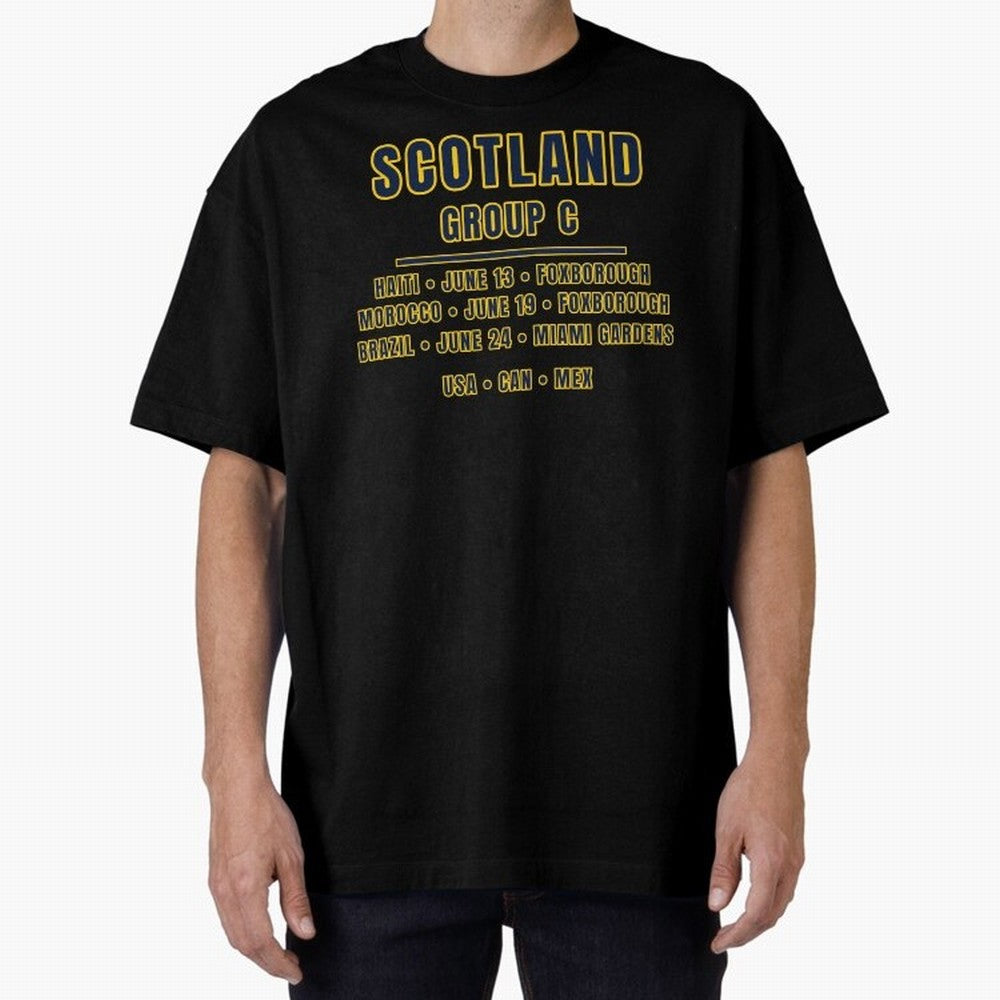 Scotland World Cup 2026 Fixtures T-Shirt ¨C Group C Football Shirt Classic T-Shirt Feel the Roar of Match Day Hype around FIFA World Cup 2026 USA Canada Mexico, Haaland, Spain, Match Day Excitement, Supporter Culture, Golden Goals and Global