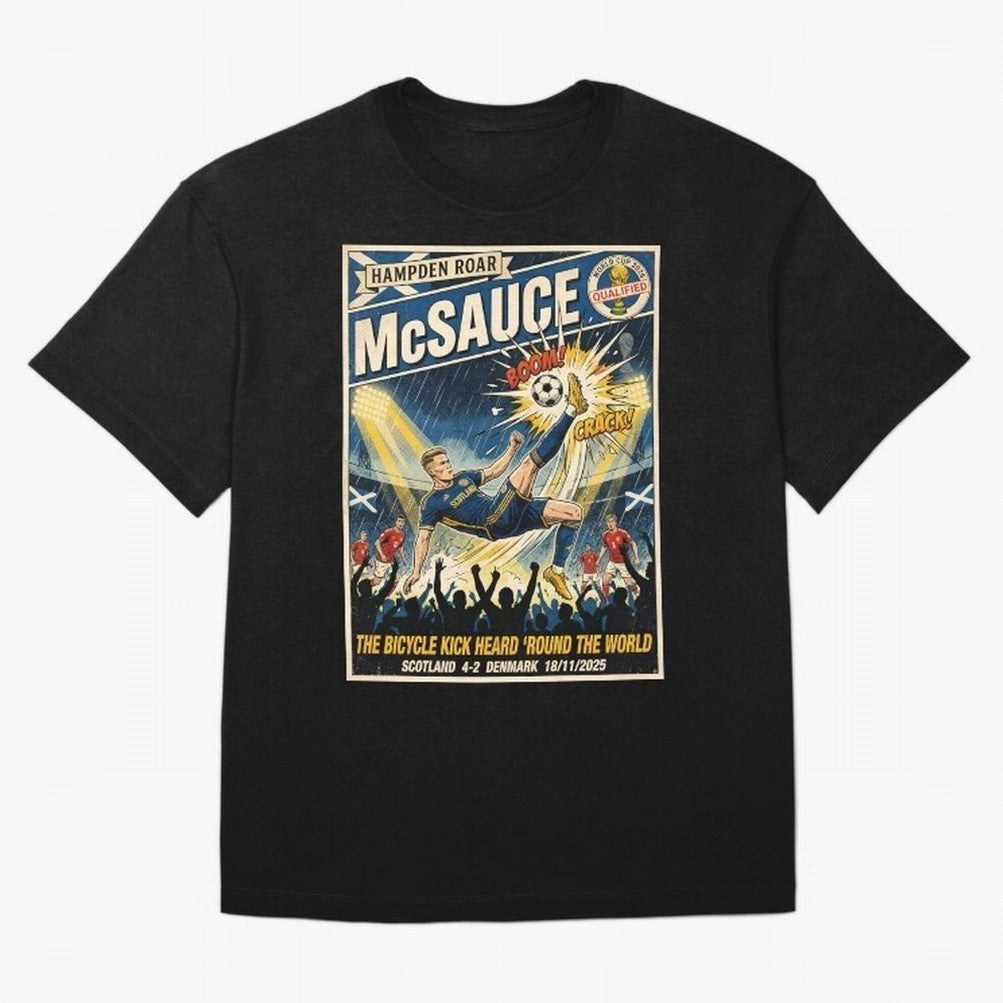 McSauce Goal November 18th 2025 Classic T-Shirt Make Your Look Match Global Football Passion for FIFA World Cup 2026, Featuring Neymar, Haaland and Cristiano Ronaldo, England, Vintage Soccer Flavor, Modern Football Stars, National Flags and Final