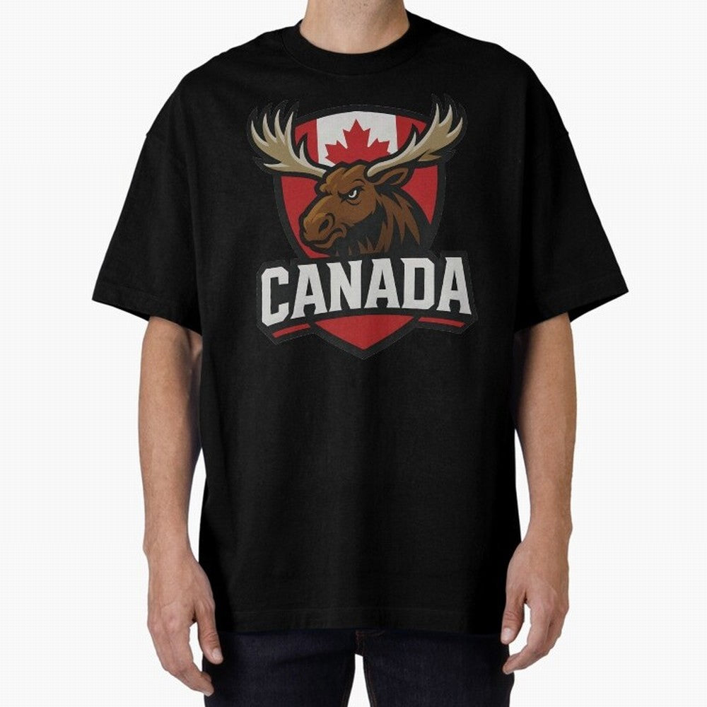 Canada Moose Sports Logo T-Shirt ¨C Canadian Flag Maple Leaf Emblem | 2026 World Cup Supporter Classic T-Shirt Enjoy Match Day Hype around FIFA World Cup 2026 USA Canada Mexico, CR7 and Messi, France and Portugal, Tournament Hype, Historic