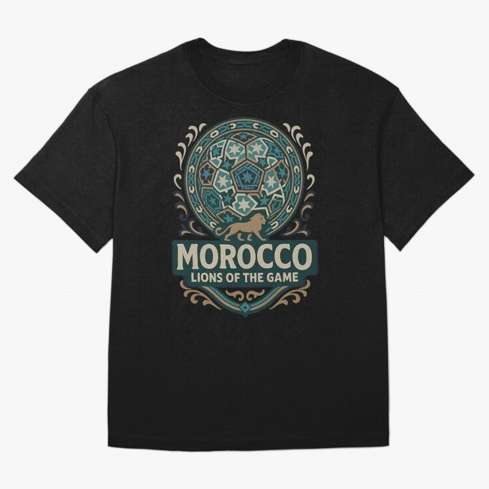 Morocco Lions Of The Game Classic T-Shirt Bring Champion Energy into FIFA World Cup 2026 Group Stage Spirit, Capturing France and Portugal, Messi, Neymar and Mbappe, Sports Nostalgia, International Competition, Famous Players and Unforgettable