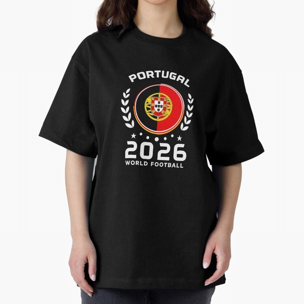 Portugal 2026 World Football Soccer Fan Design T-Shirt_87038236 Classic T-Shirt Fuel Your Fan Pride for Global Football Passion for FIFA World Cup 2026, with Messi and Cristiano Ronaldo, England and Germany, Supporter Pride, Iconic Celebrations,