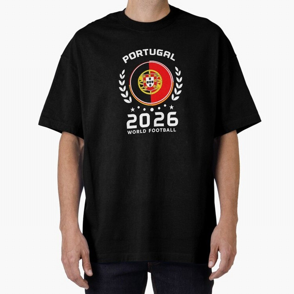 Portugal 2026 World Football Soccer Fan Design T-Shirt_87038236 Classic T-Shirt Fuel Your Fan Pride for Global Football Passion for FIFA World Cup 2026, with Messi and Cristiano Ronaldo, England and Germany, Supporter Pride, Iconic Celebrations,