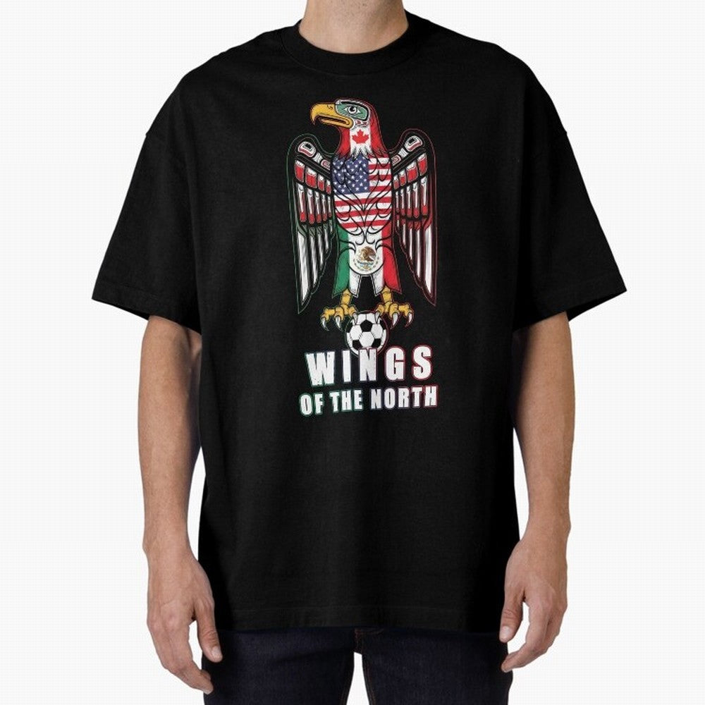 Eagle of the Americas - United Wings 2026 Classic T-Shirt Share FIFA World Cup 2026 USA Canada Mexico Filled with Haaland and Mbappe, England, France and Netherlands Energy, Championship Spirit, Famous Goals, Roaring Crowds and International