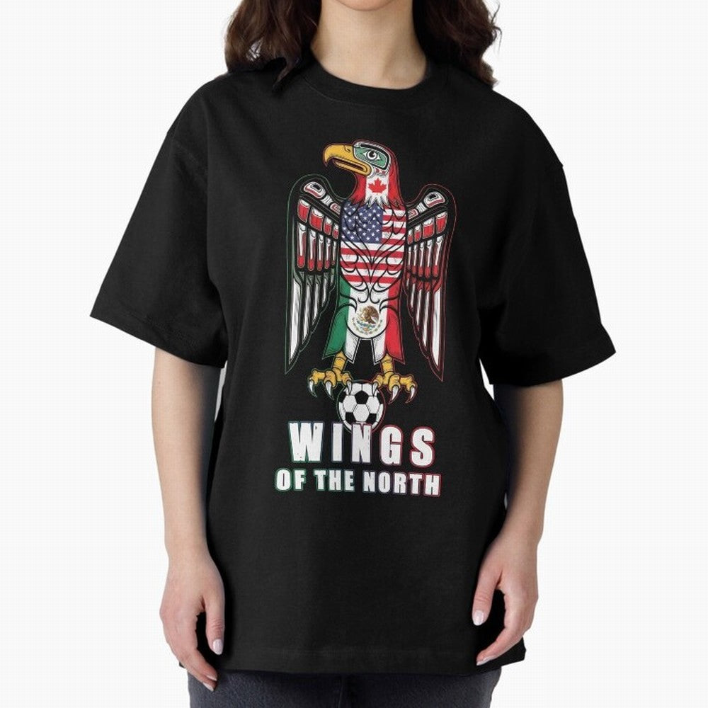 Eagle of the Americas - United Wings 2026 Classic T-Shirt Share FIFA World Cup 2026 USA Canada Mexico Filled with Haaland and Mbappe, England, France and Netherlands Energy, Championship Spirit, Famous Goals, Roaring Crowds and International
