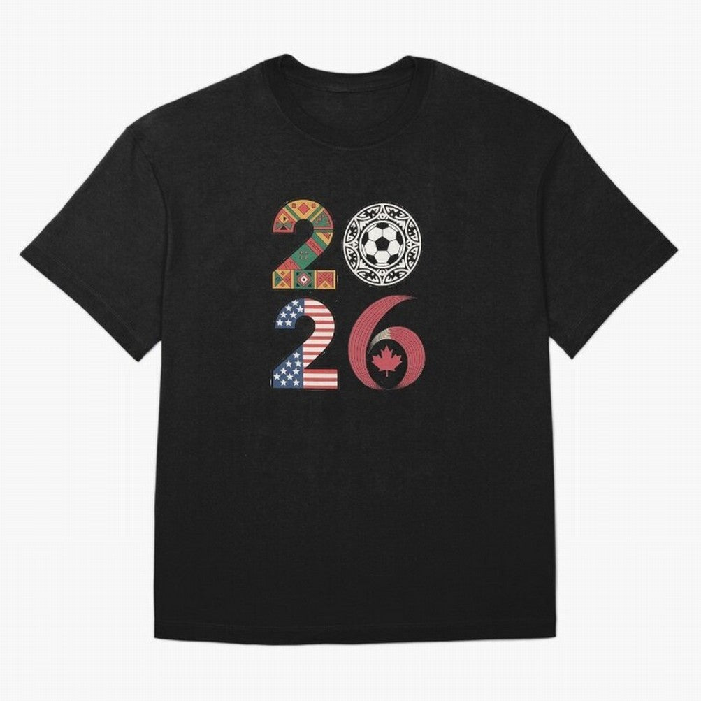 2026 Football Countries Design ¨C USA, Canada & Mexico Inspired Art Oversized T-Shirt Celebrate the FIFA World Cup 2026 Journey through Messi, CR7 and Mbappe Highlights, Germany Pride, Supporter Pride, Iconic Celebrations, Legendary Names and
