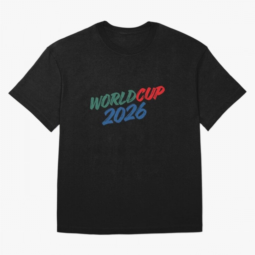 World Cup 2026 Oversized T-Shirt Stand Proud for FIFA World Cup 2026 USA Canada Mexico for Fans of Haaland and Mbappe and Portugal, Bringing Football History, Final Match Energy, Crowd Noise and Once in a Lifetime Moments; Created for Match Day