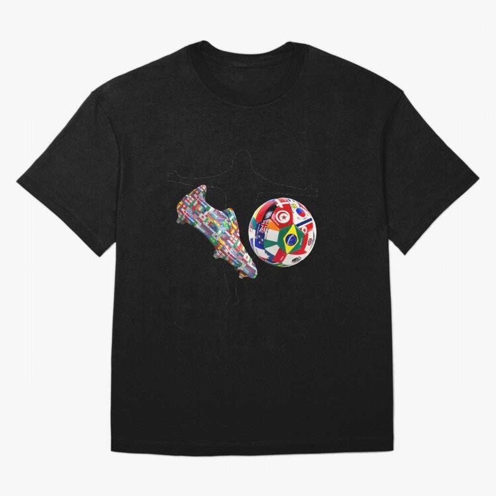 world cup Oversized T-Shirt Follow the Road to Global Football Passion for FIFA World Cup 2026, with Haaland and Mbappe, England, France and Netherlands, Supporter Pride, Iconic Celebrations, Legendary Names and Global Match Day Energy; Ideal for