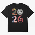 2026 Football Countries Oversized T-Shirt Represent Football Lovers during Global Football Passion for FIFA World Cup 2026 Group Stage, Filled with Haaland, England, Stadium Memories, Football Loyalty, International Chants and Championship