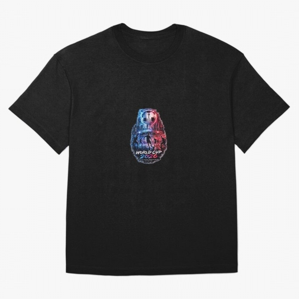 Copy of World Cup 2026 ¨C United Passion ?? | Neon Football Design Oversized T-Shirt Make Memories around Global Football Passion for FIFA World Cup 2026, Made for CR7, Netherlands, Game Day Rituals, Football Legends, Country Pride and the Road to