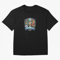 World Cup 2026 Football Crest - Retro Vintage Sticker Oversized T-Shirt Step into FIFA World Cup 2026 Group Stage Highlighting Neymar, Haaland and Cristiano Ronaldo, Brazil, Portugal and Argentina Energy, Football History, Final Match Energy, Crowd