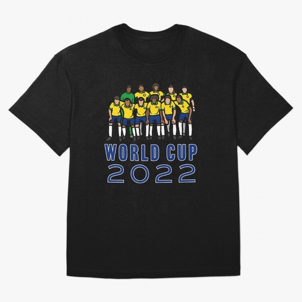 World Cup 2022 Oversized T-Shirt Honor the Football Icons of FIFA World Cup 2026 Group Stage Featuring CR7, England Energy, Soccer Culture, Superstar Moments, National Team Dreams and Competitive Fire; Perfect for People Who Love Argentina, Brazil,