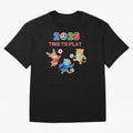 Soccer Mascots 2026 USA Mexico Canada Time To Play Oversized T-Shirt Upgrade Match Day Hype around FIFA World Cup 2026, Mbappe and Neymar, Argentina, Retro Football Energy, Iconic Rivalries, Trophy Chase Drama and Stadium Atmosphere; Ideal for