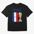 World Cup 2026, IMG 030, FRANCE 001 Oversized T-Shirt Show Love for Legendary Goals in FIFA World Cup 2026 Group Stage Spirit, Capturing England, France and Netherlands, Haaland and Mbappe, Retro Football Energy, Iconic Rivalries, Trophy Chase