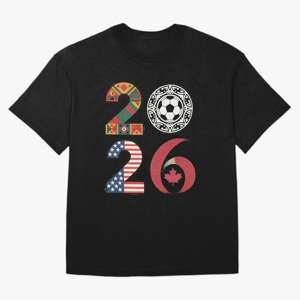 2026 Football Countries Design Usa Canada Mexico Inspired Oversized T-Shirt Back the Journey through FIFA World Cup 2026 for Fans of Messi, CR7 and Mbappe and Germany, Bringing Game Day Rituals, Football Legends, Country Pride and the Road to the
