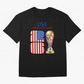 World Cup 2026, IMG 020, USA 001 Oversized T-Shirt Bring Global Tournament Vibes to FIFA World Cup 2026 for Fans of Messi and Portugal, Bringing Classic Soccer Heritage, Championship Pressure, Fan Loyalty and International Pride; Perfect for