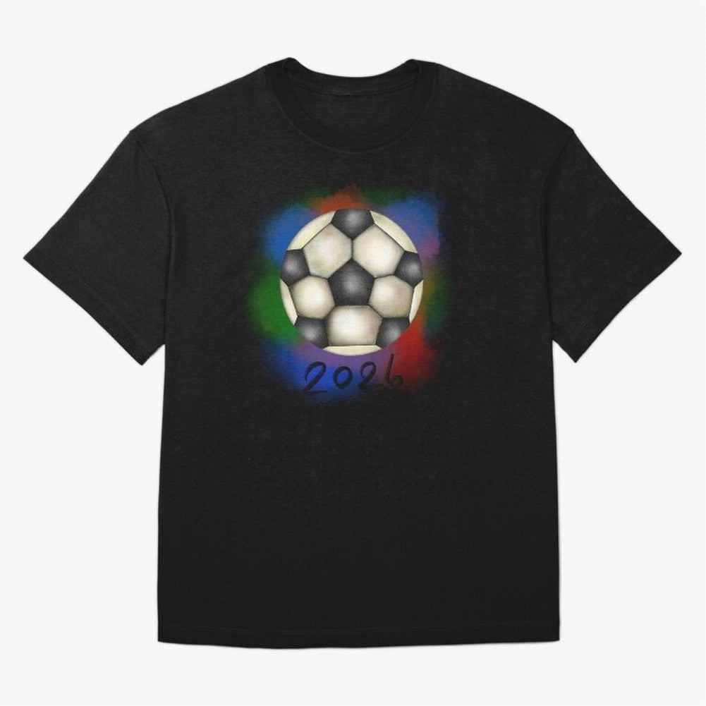 Football soccer Oversized T-Shirt Make Game Day About FIFA World Cup 2026 with Cristiano Ronaldo, Argentina, France and Brazil Energy, Supporter Pride, Iconic Celebrations, Legendary Names and Global Match Day Energy; Great for Watch Parties,