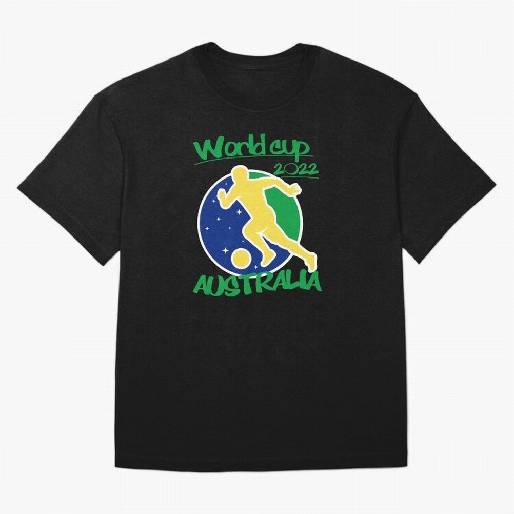 Australia World Cup 2022 Oversized T-Shirt Show Fan Pride Across FIFA World Cup 2026 Driven by Cristiano Ronaldo, Haaland and CR7, Portugal Energy, Stadium Chants, National Pride, Trophy Dreams and Unforgettable Football Memories; Made for