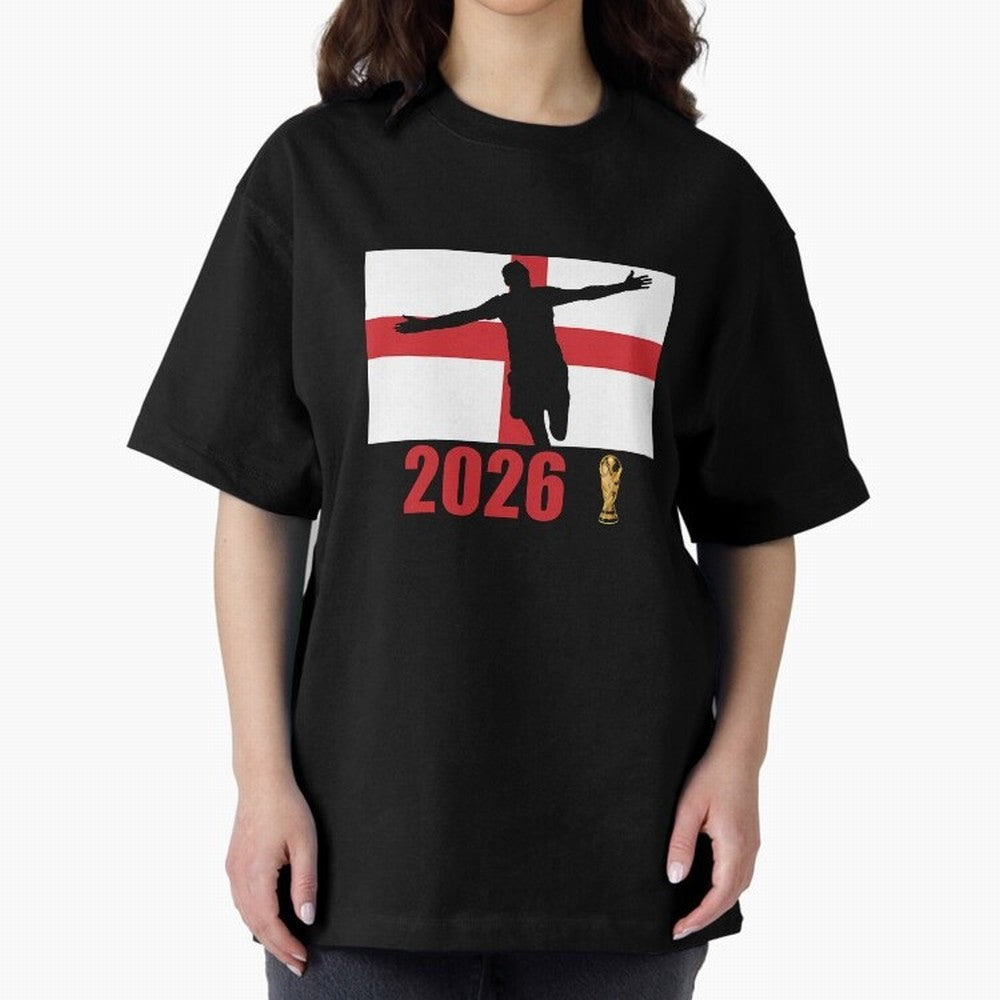 England World Cup 2026 T-Shirt_84815873 Oversized T-Shirt Celebrate Fan Favorites in Global Football Passion for FIFA World Cup 2026, Celebrating Mbappe, England, France and Netherlands, Goal Celebration Energy, Supporter Heritage, Football Icons
