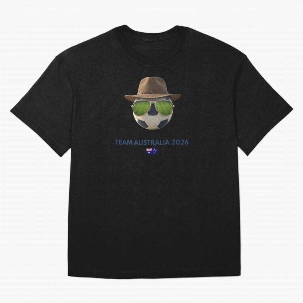 Soccer Fan Gear: Team Australia 2026 Oversized T-Shirt Celebrate Classic Football Spirit in FIFA World Cup 2026 USA Canada Mexico Built around CR7 and Messi, Germany Energy, Vintage Soccer Flavor, Modern Football Stars, National Flags and Final