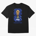World Cup26 Houston Trophy Oversized T-Shirt Fuel Match Day Hype around FIFA World Cup 2026, Messi, CR7 and Mbappe, Germany, Fan Favorite Moments, National Team Passion, Big Match Drama and Soccer History; Made for Die Hard Supporters, Soccer