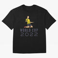 World Cup 2022 Oversized T-Shirt Feel the Heartbeat of FIFA World Cup 2026 USA Canada Mexico for Fans of CR7 and Messi and Argentina, France and Brazil, Bringing Game Day Rituals, Football Legends, Country Pride and the Road to the Final; Perfect