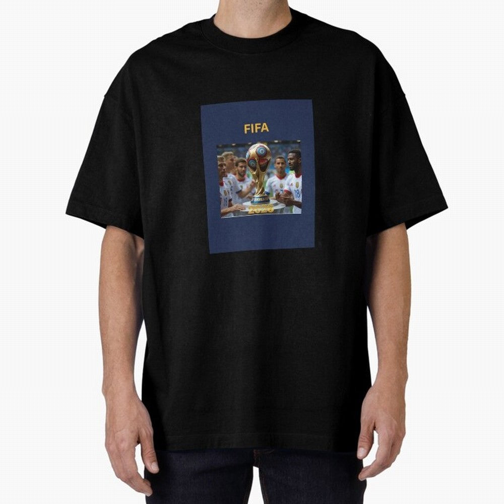 WORLD CUP FOOTBALL 2026 Oversized T-Shirt Elevate Match Day Hype around FIFA World Cup 2026 Group Stage, Mbappe and Neymar, England, Classic Soccer Heritage, Championship Pressure, Fan Loyalty and International Pride; Made for Collectors Who Enjoy