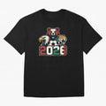 World Cup 2026 USA Canada Mexico Host Mascots Oversized T-Shirt Stand Proud for Match Day Hype around FIFA World Cup 2026, CR7 and Messi, Portugal, Vintage Soccer Flavor, Modern Football Stars, National Flags and Final Night Emotion; Ideal for