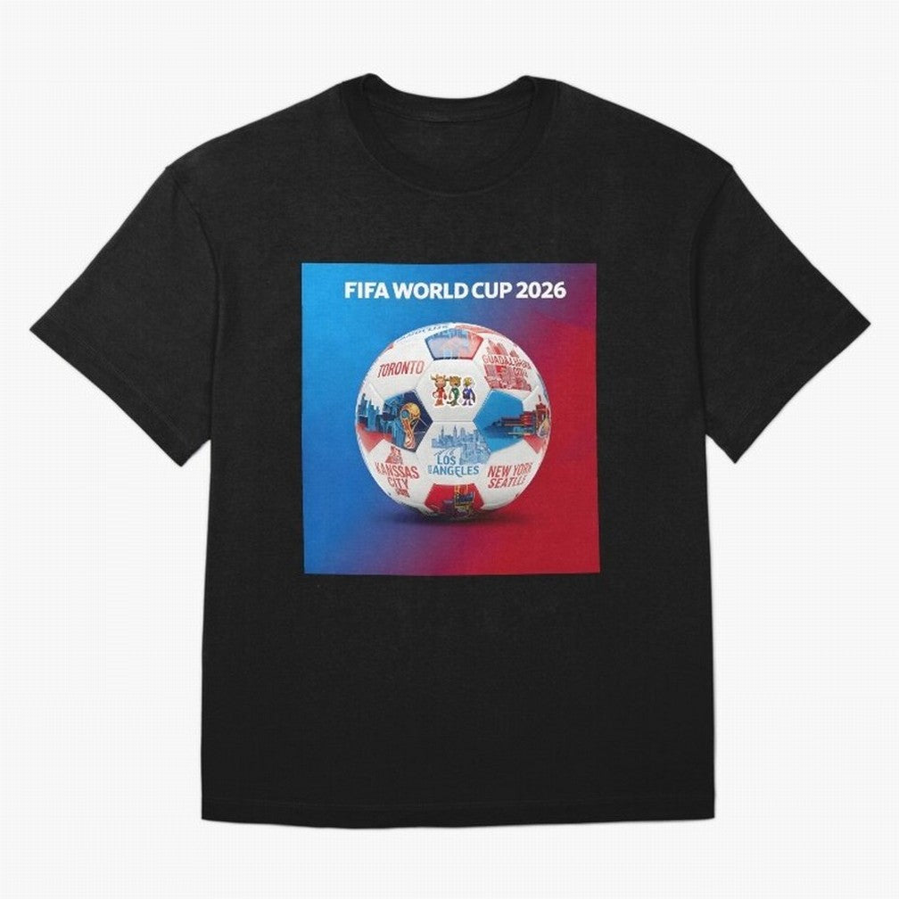 North America Football 2026 Oversized T-Shirt Celebrate the FIFA World Cup 2026 Group Stage Journey through CR7 and Messi Highlights, France and Portugal Pride, Goal Celebration Energy, Supporter Heritage, Football Icons and Worldwide Tournament