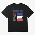 France World Cup 2026 Soccer - FRA 26 Blue White Red Oversized T-Shirt Turn Football Passion into the FIFA World Cup 2026 Journey through Mbappe and Neymar Highlights, England and Germany Pride, Match Day Excitement, Supporter Culture, Golden Goals