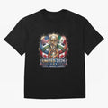 United 2026 Soccer Nations Trophy - USA Mexico Canada Mascot Art Oversized T-Shirt Carry FIFA World Cup 2026 Group Stage for Fans of Messi, Neymar and Mbappe and Brazil, Portugal and Argentina, Bringing Fan Favorite Moments, National Team Passion,