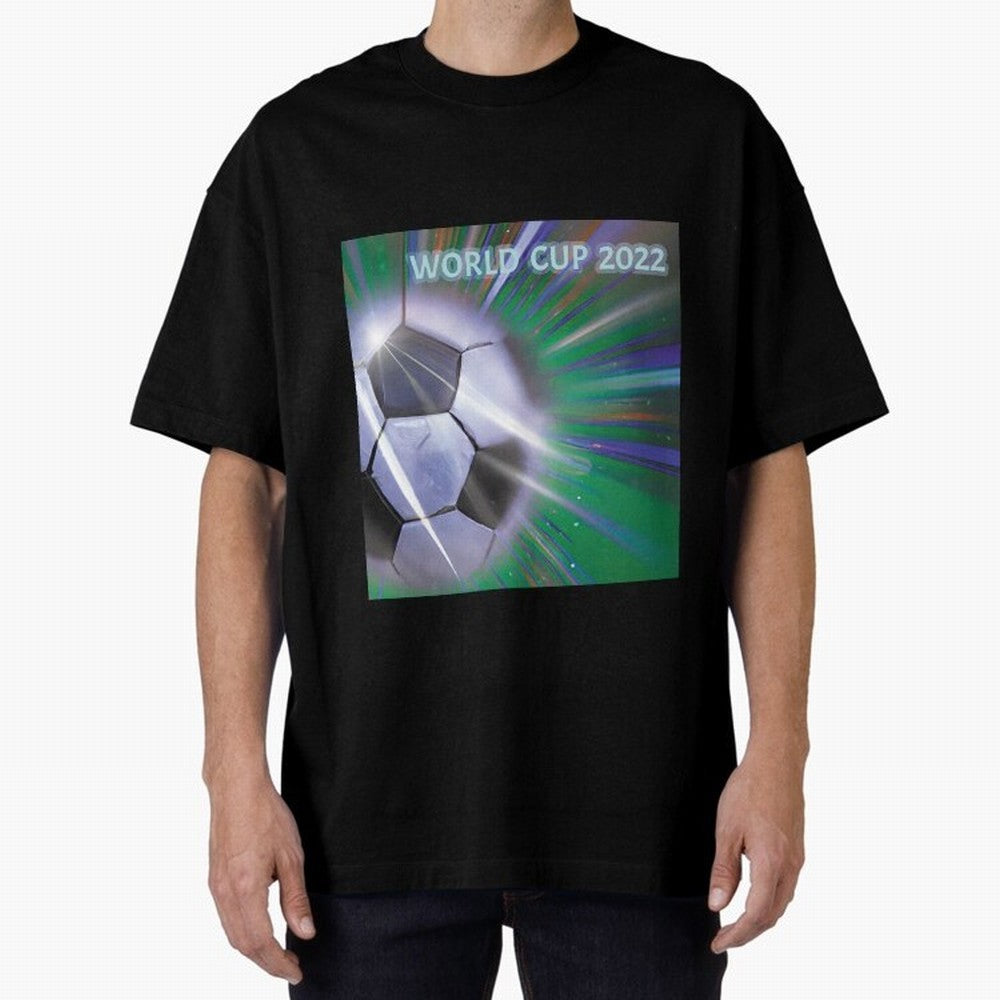 World Cup 2022 Oversized T-Shirt Showcase FIFA World Cup 2026 Filled with CR7, Portugal Energy, Football History, Final Match Energy, Crowd Noise and Once in a Lifetime Moments; Ideal for Football Dads, Football Moms, Friends, Collectors and Fans
