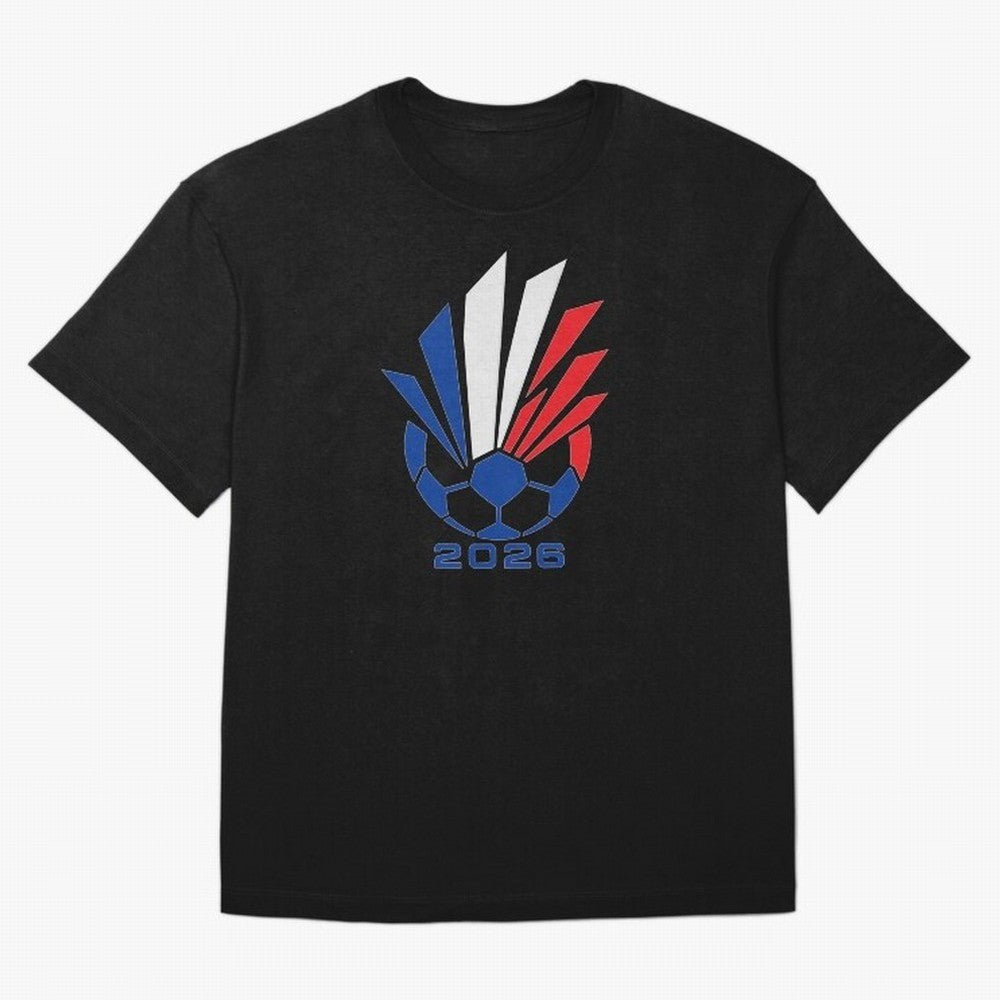 France Soccer 2026 Tricolor Burst Emblem Oversized T-Shirt Feel the Heartbeat of FIFA World Cup 2026 USA Canada Mexico Spirit, Celebrating Argentina, CR7 and Messi, Supporter Pride, Iconic Celebrations, Legendary Names and Global Match Day Energy;