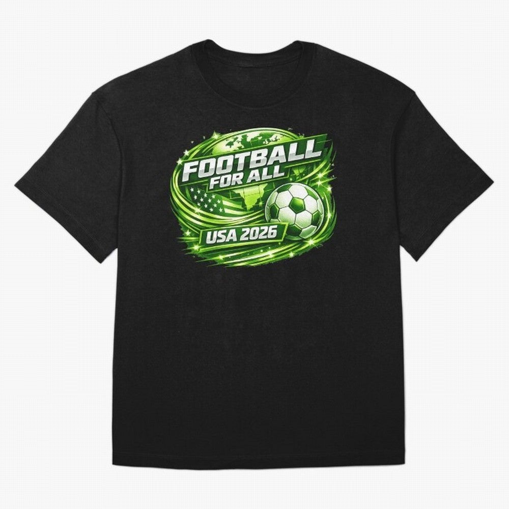 World Cup 2026 Oversized T-Shirt Create FIFA World Cup 2026 USA Canada Mexico Spirit, Celebrating England, Mbappe and Neymar, Fan Favorite Moments, National Team Passion, Big Match Drama and Soccer History; Created for Match Day Parties, Soccer