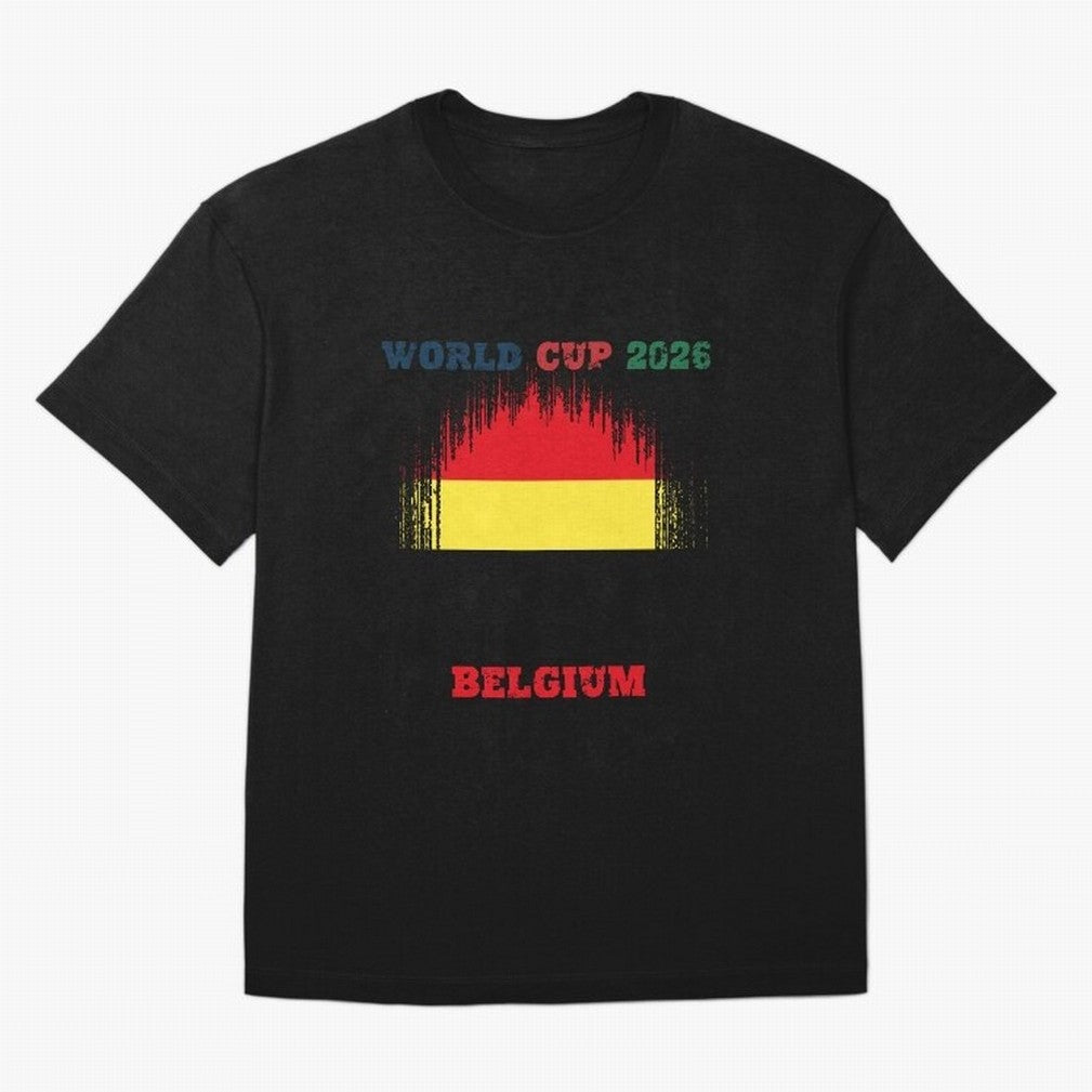 BELGIUM WORLD CUP 2026 Oversized T-Shirt Back the Journey through Match Day Hype around FIFA World Cup 2026 USA Canada Mexico, Messi and Cristiano Ronaldo, Netherlands, Sports Nostalgia, International Competition, Famous Players and Unforgettable