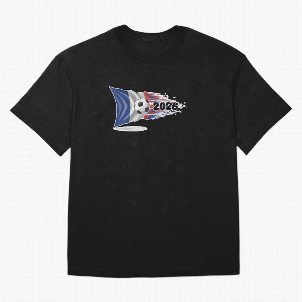 France Soccer 2026 Fan Tee: Bleu-Blanc-Rouge Flag Football Design | Perfect Gift for World Cup Fans! Oversized T-Shirt Bring Supporter Culture to Match Day Hype around FIFA World Cup 2026 USA Canada Mexico, CR7 and Messi, France and Portugal,