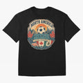 USA Canada Mexico Soccer Cup Oversized T-Shirt Celebrate the Magic of FIFA World Cup 2026 USA Canada Mexico with Haaland, England and Germany Energy, Match Day Excitement, Supporter Culture, Golden Goals and Global Football Passion; Ideal for