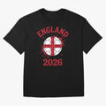 England World Cup 2026 football supporter| St George Cross Football Oversized T-Shirt Bring Stadium Energy to Match Day Hype around FIFA World Cup 2026 Group Stage, Messi, Neymar and Mbappe, Germany, Global Supporter Spirit, Legendary Goals,
