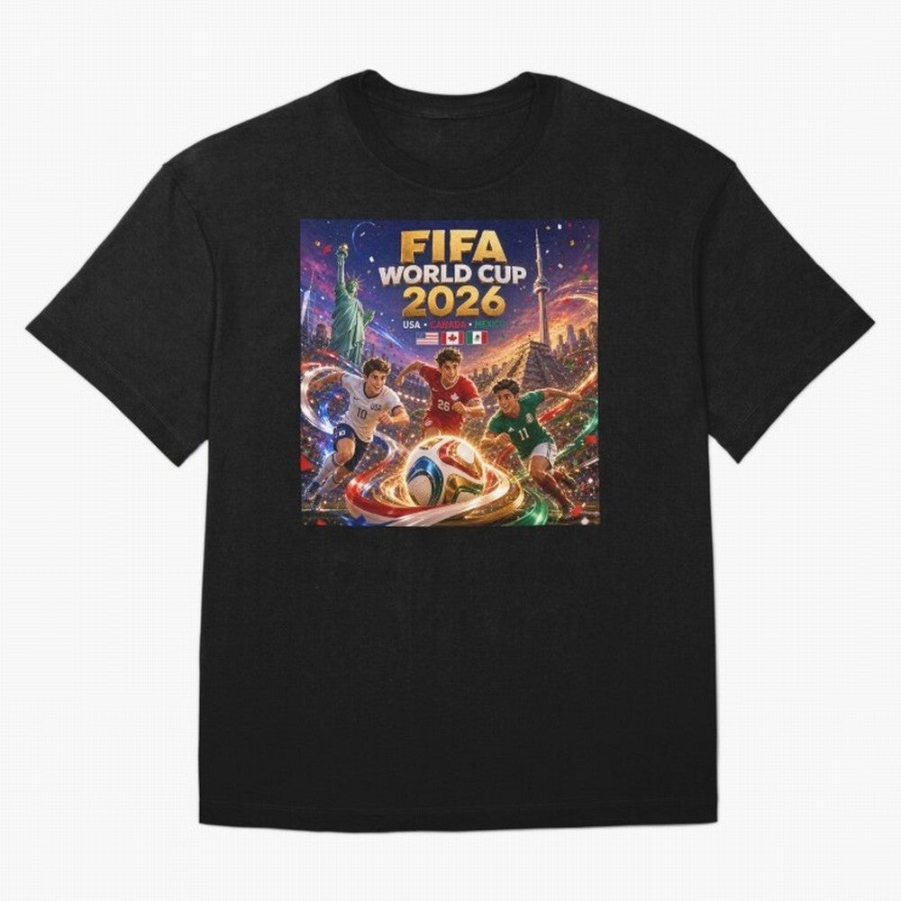 Host Nations Football 2026 #football 2026 Oversized T-Shirt Remember Iconic Moments from Match Day Hype around FIFA World Cup 2026 Group Stage, CR7, France and Portugal, Global Supporter Spirit, Legendary Goals, National Colors and Tournament